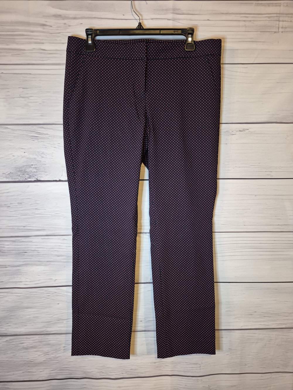 The Limited 'Exact Stretch' Knit Skinny Pants with Dot Print